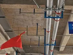 汉台管廊支架的安装方法